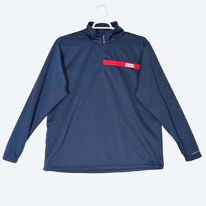 Columbia Men's XL PFG Skiff Guide Fleece Quarter Zip Pullover Fishing Outdoor